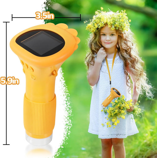Kids Digital Microscope with 2.0'' IPS Screen