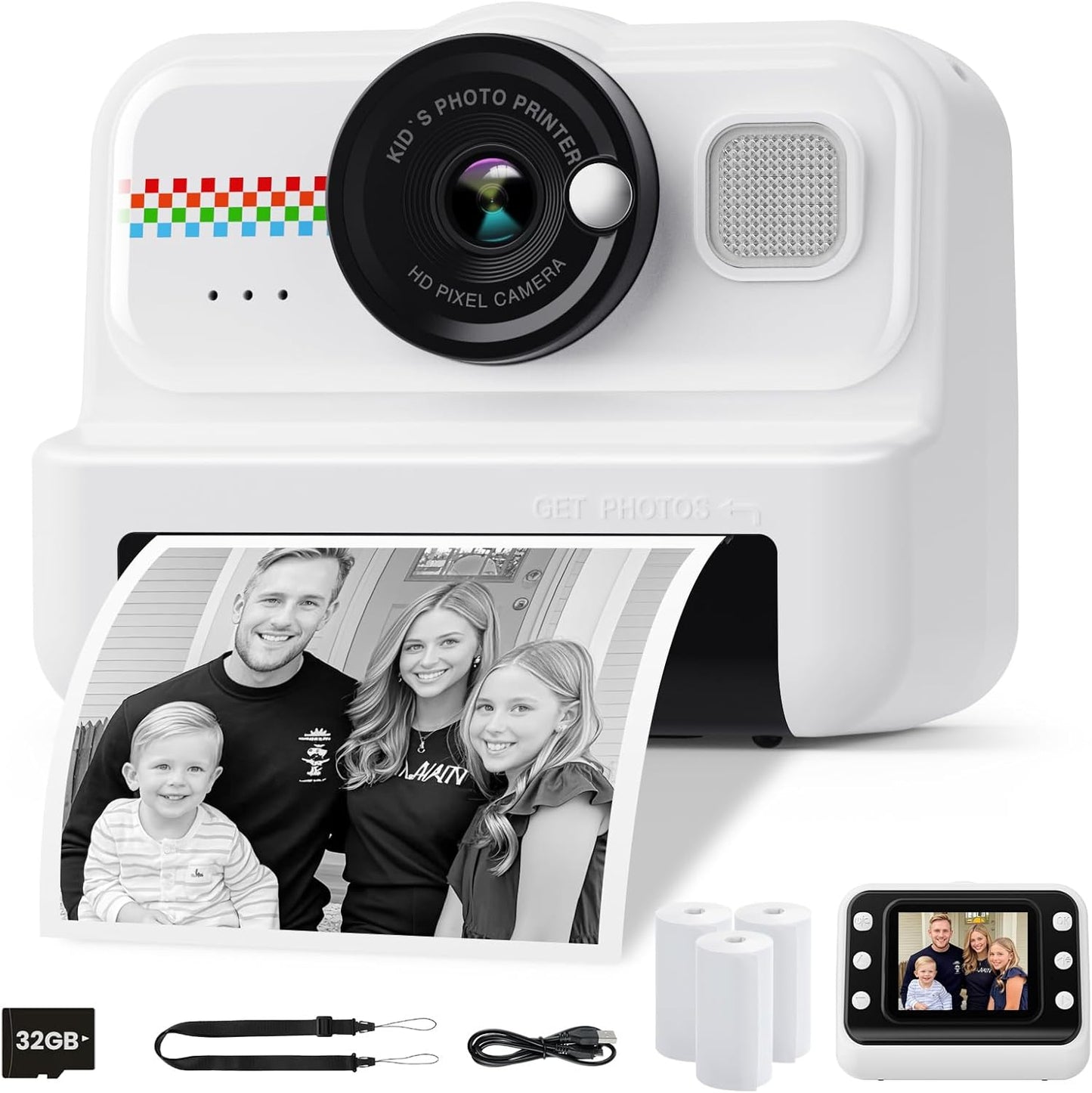 Instant Kids Photo Camera
